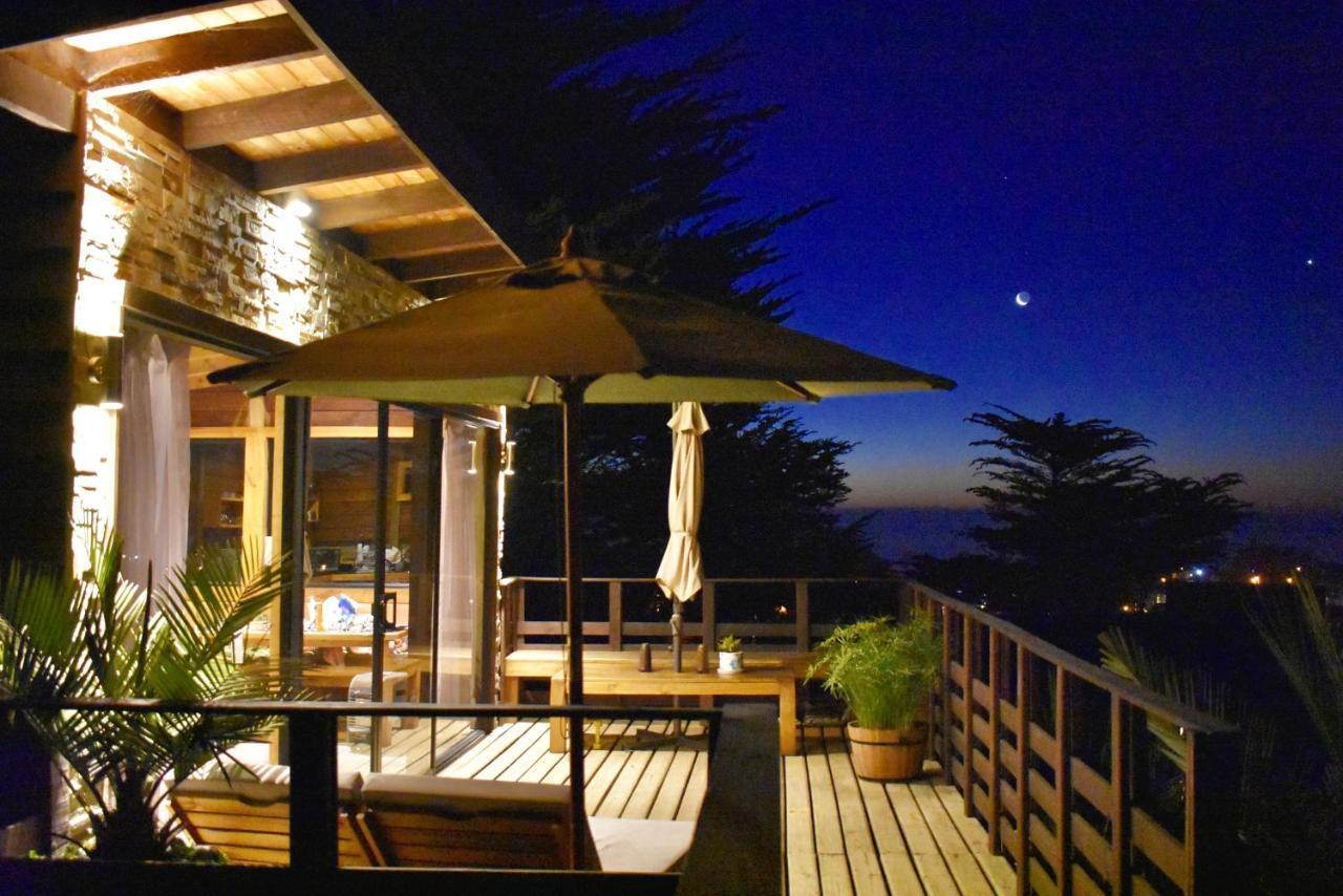 ---- Escapada De Lujo Para Dos ---- Casa Boutique Privada - Vistas Al Oceano - Parrilla Y Fogon En Quincho Privado - Insumos Desayuno - Tu Estadia Incluye Gratis 1 Sesion De Hidromasaje & Cromoterapia Bajo Las Estrellas En Jacuzzi Privado (Adults Onl ピチレム エクステリア 写真