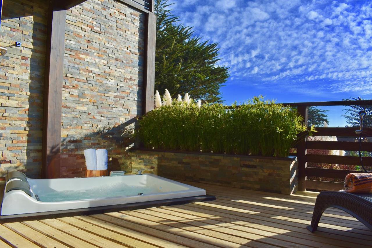 ---- Escapada De Lujo Para Dos ---- Casa Boutique Privada - Vistas Al Oceano - Parrilla Y Fogon En Quincho Privado - Insumos Desayuno - Tu Estadia Incluye Gratis 1 Sesion De Hidromasaje & Cromoterapia Bajo Las Estrellas En Jacuzzi Privado (Adults Onl ピチレム エクステリア 写真